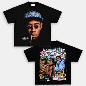 Supreme Black Short Sleeve Graphic Tee